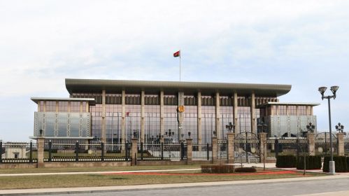 Палац незалежнасці ў Менску. Здымак мае ілюстрацыйны характар. Фота: Аліса Ганчар / Белсат