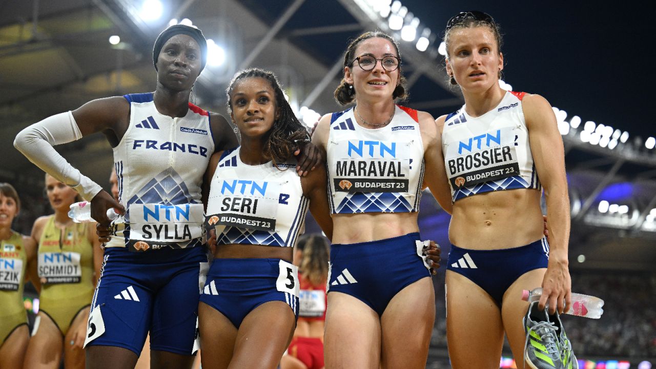 Sounkamba Sylla, Camille Seri, Louise Maraval i Amandine Brossier (fot. Getty)