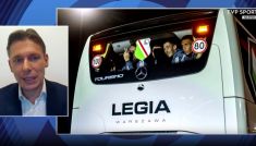 Rzecznik Legii Warszawa Bartosz Zasławski (fot. TVP)