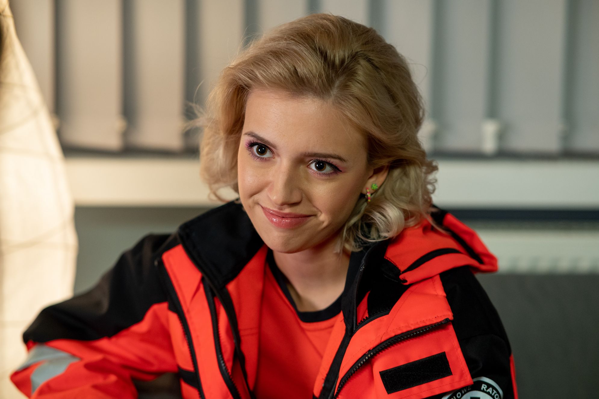 Paulina Zwierz, czyli ratowniczka Julia „Britney” Kowalczyk z serialu „Na sygnale”. Fot. TVP