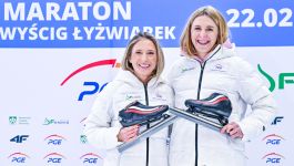 Luiza Złotkowska i Natalia Czerwonka, Polar Ice Maraton (fot.Paweł Skraba)