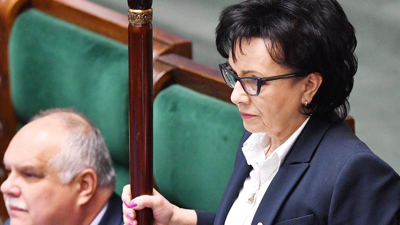 Marszałek Sejmu Elżbieta Witek (fot. PAP/Radek Pietruszka )