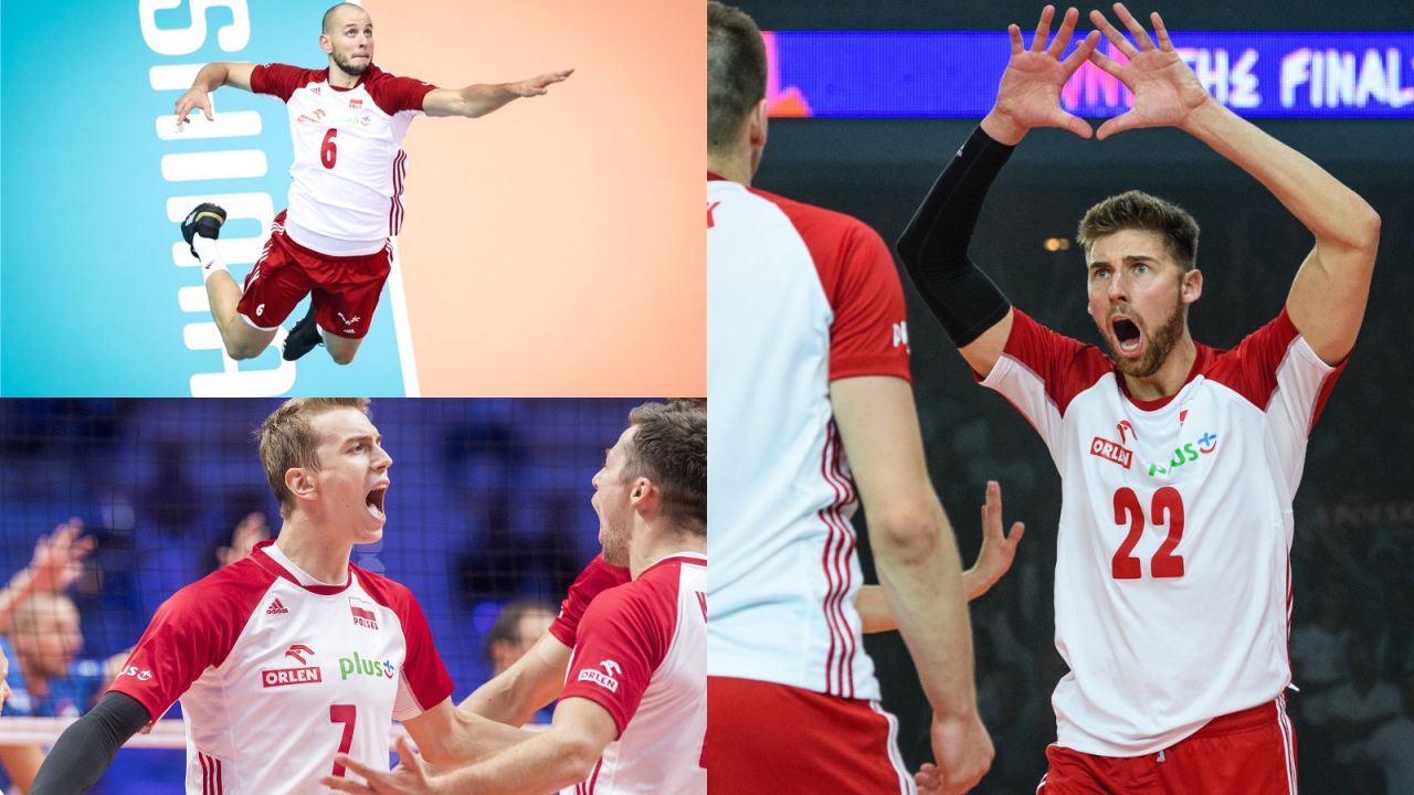 Bartosz Bednorz, Bartosz Kurek i Artur Szalpuk (fot. FIVB/Getty)