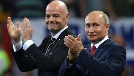Gianni Infantino i Władimir Putin (fot. Getty Images)