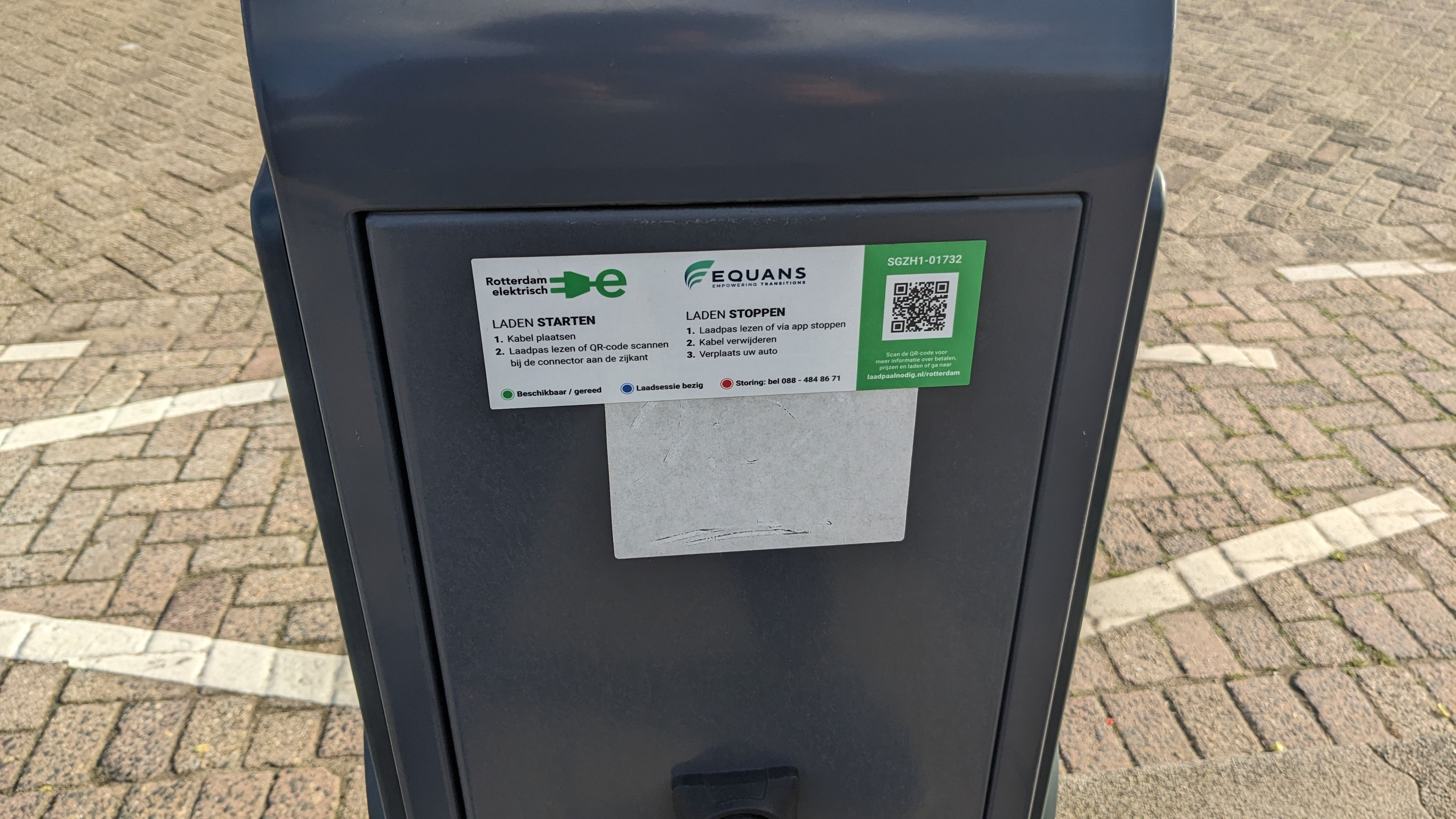 Kod QR na parkometrze w Holandii (fot. creative commons)