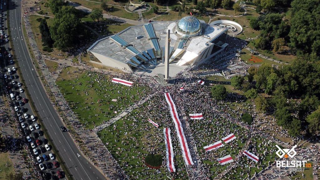 Акцыя пратэсту. Менск, Беларусь. 16 жніўня 2020 года. Фота: Белсат