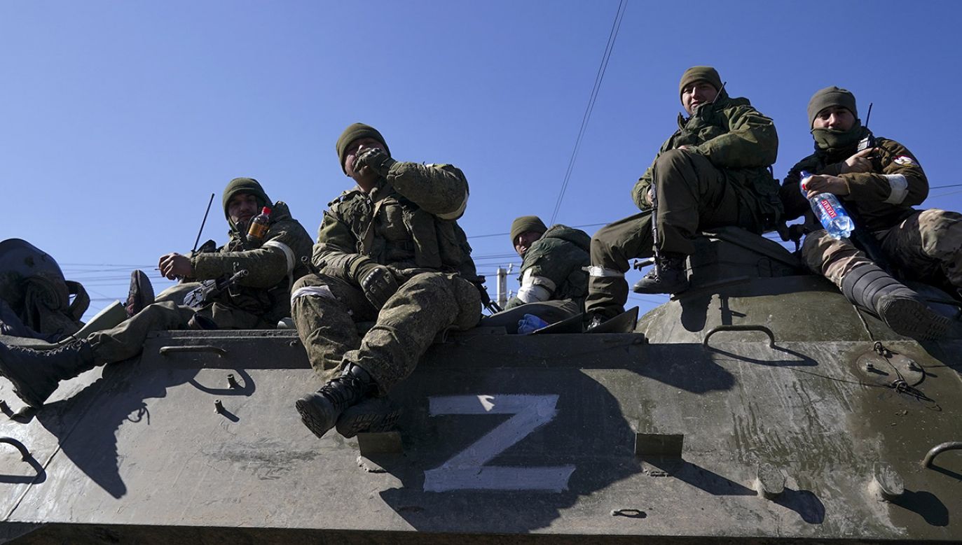 Brutalność rosyjskich wojsk (fot.  Stringer/Anadolu Agency via Getty Images)