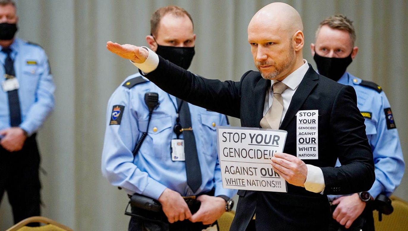 Anders Breivik (fot. PAP/EPA/Ole Berg-Rusten / POOL)