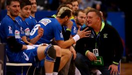 Michael Biegler (pierwszy z prawej) i Piotr Grabarczyk (pierwszy z lewej) (fot. Getty)