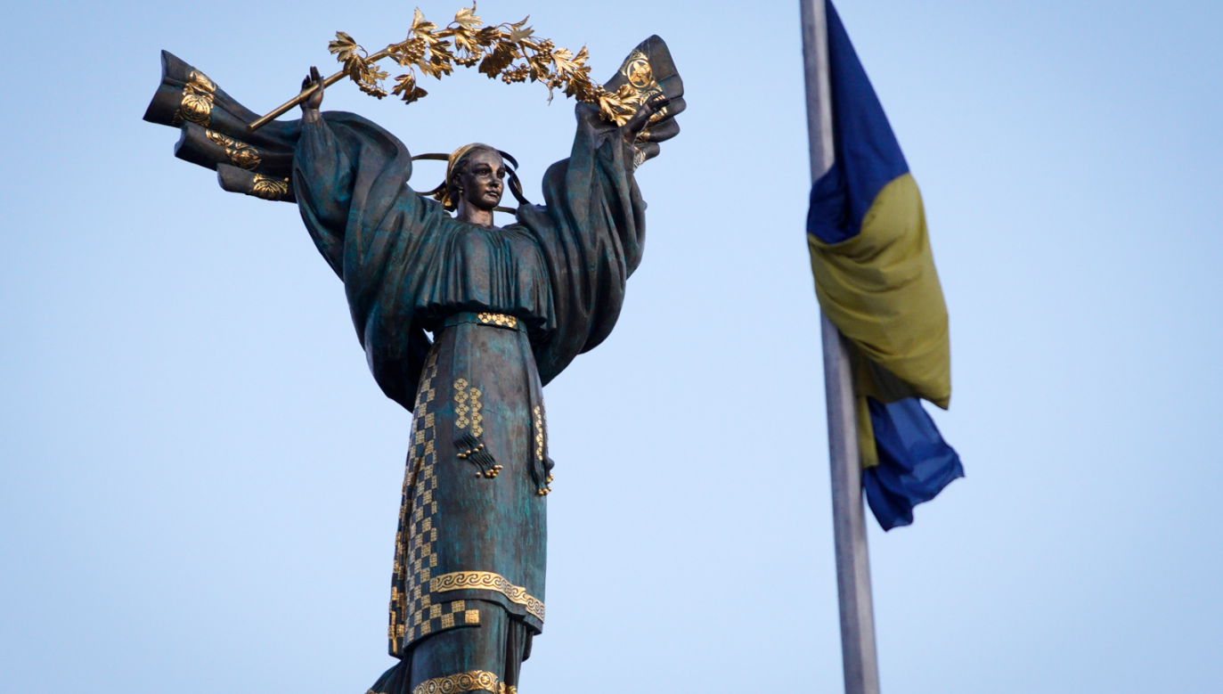 The Independence Monument in Kyiv, Ukraine. Photo: Jaap Arriens/NurPhoto via Getty Images