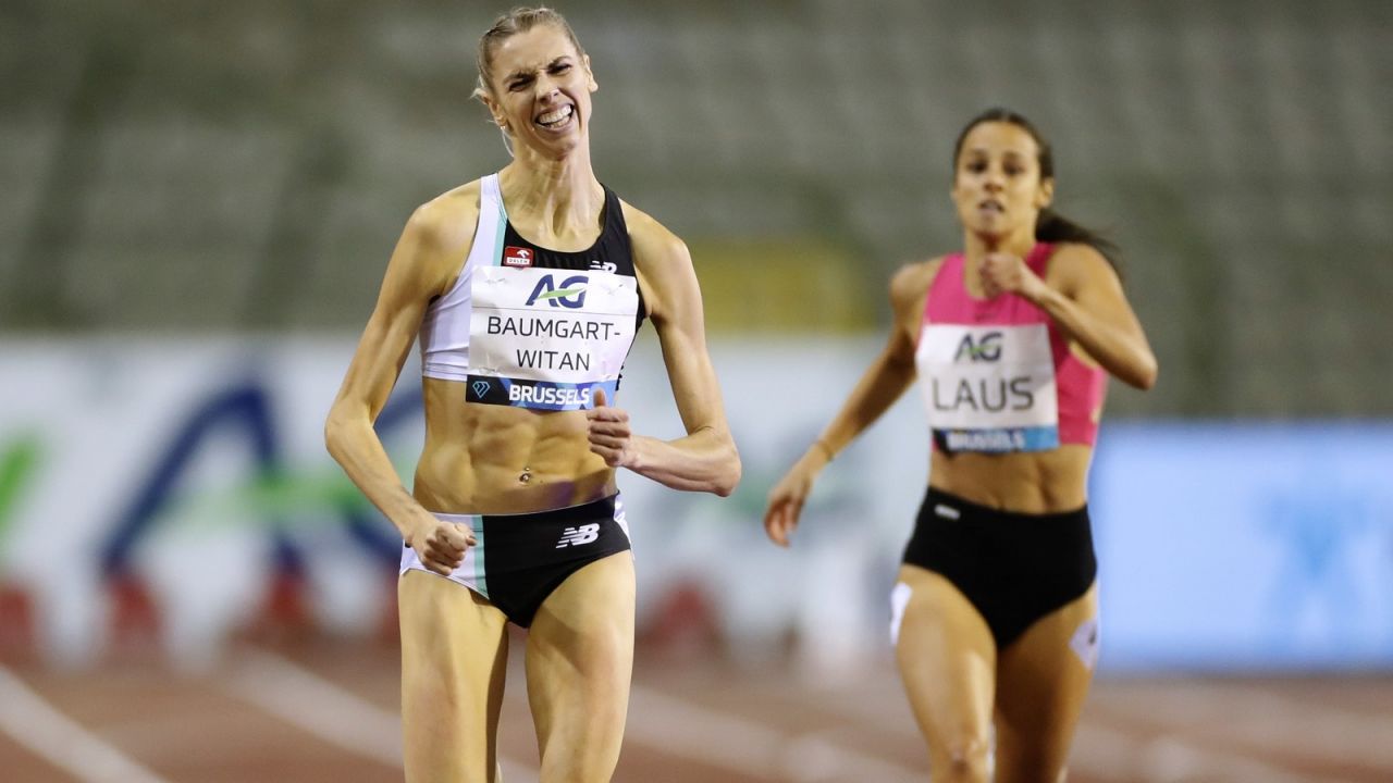 Iga Baumgart-Witan jako jedyna Polka wygrała w zeszłym roku mityng Diamentowej Ligi. (fot. Getty)