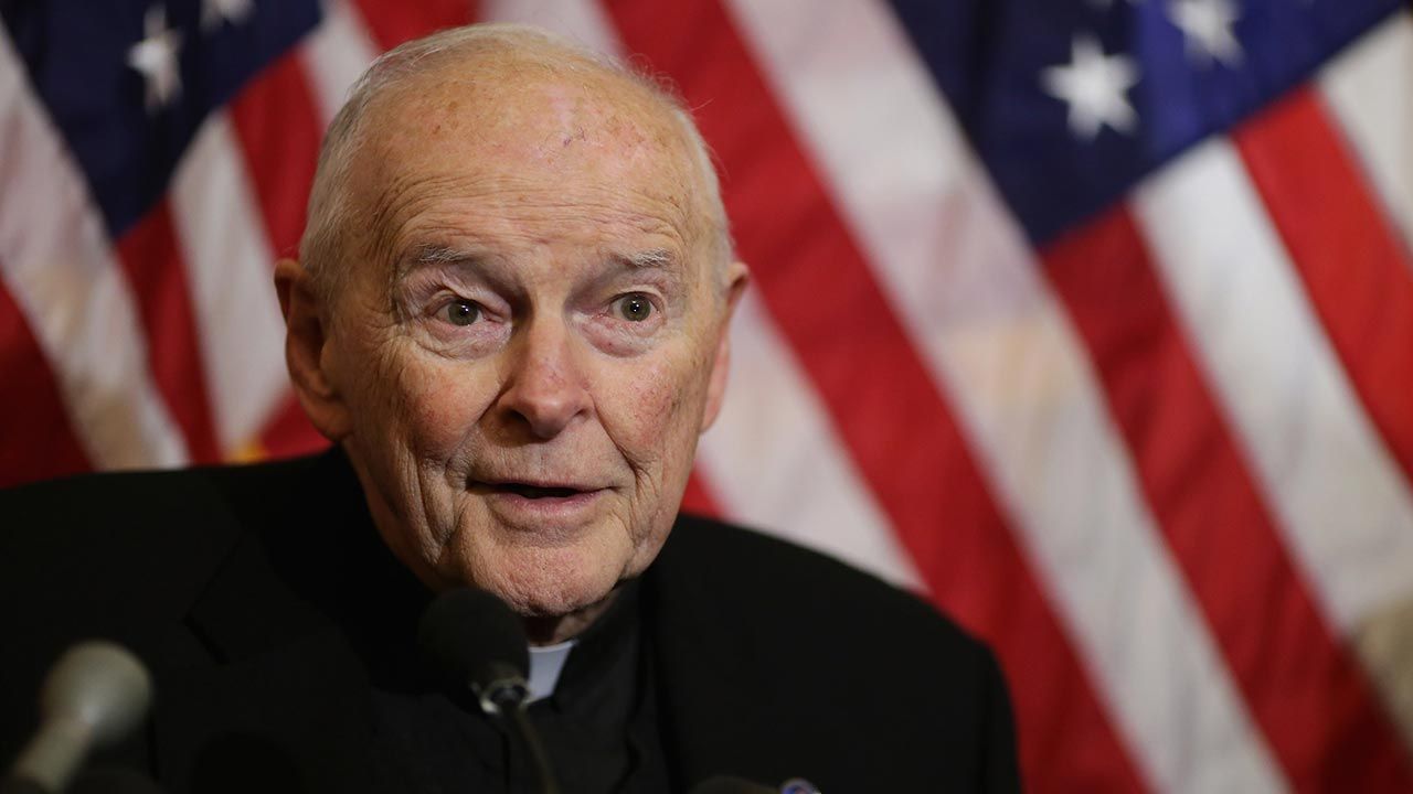 Były kardynał Theodore McCarrick (fot. Chip Somodevilla/Getty Images)