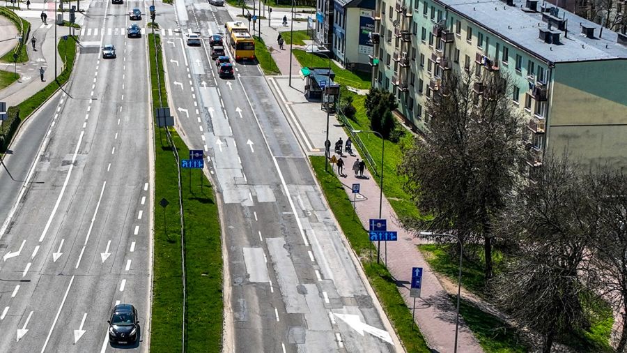 Wkrótce rozpocznie się remont zachodniej jezdni ulicy Warszawskiej. Ma się zakończyć w październiku. Zdjęcie profil na FB Agaty Wojdy