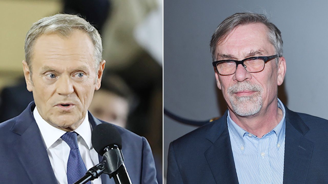 Donald Tusk, Jacek Żakowski (fot. PAP/Wojciech Olkuśnik, Stach Leszczyński) Donald Tusk, Jacek Żakowski (fot. PAP/Wojciech Olkuśnik, Stach Leszczyński)
