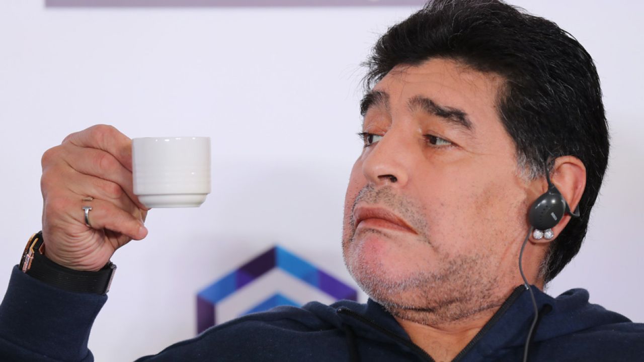 Diego Maradona opowiedział też o swoim pierwszym razie (fot. arch.PAP/TATYANA ZENKOVICH) Diego Maradona opowiedział też o swoim pierwszym razie (fot. arch.PAP/TATYANA ZENKOVICH)