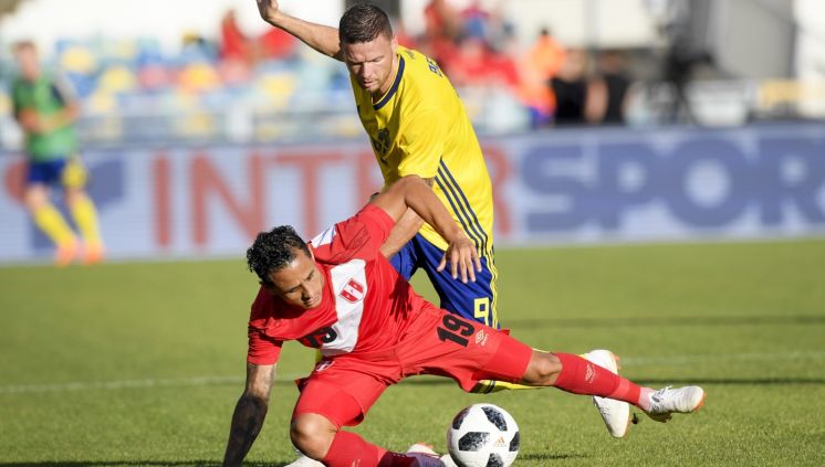 Piłka nożna, mecz towarzyski, Szwecja - Peru (mecz)