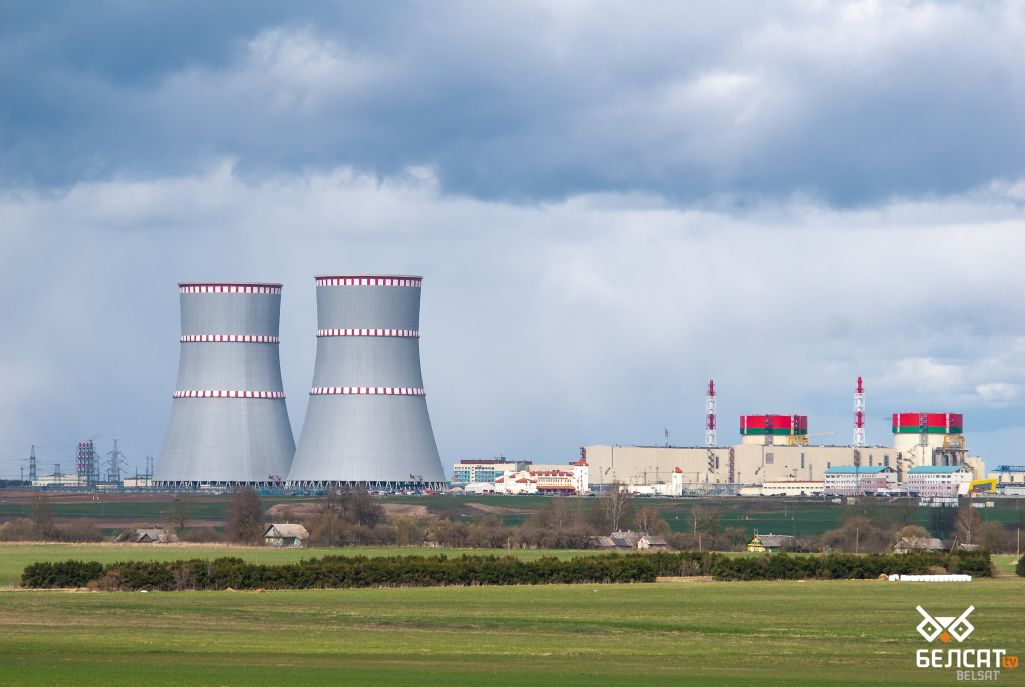 БелАЭС. Астравецкі раён, Беларусь. 25 красавіка 2021 года. (Фота: ВК / Белсат)