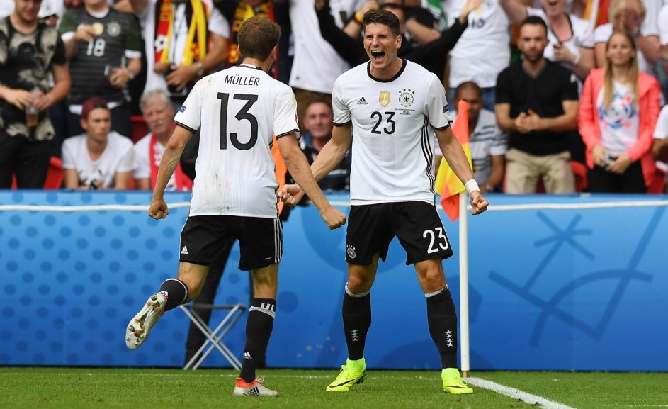 Thomas Mueller i Mario Gomez Thomas Mueller i Mario Gomez