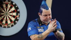 Peter Wright z nowym rekordem liczby "maksów" w jednym meczu MŚ (fot. Getty)