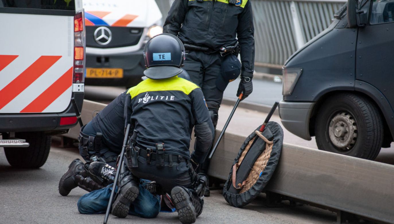 Holenderska policja zatrzymała 150 aktywistów (Getty Images/Charles M Vella/SOPA Images/LightRocket, zdjęcie ilustracyjne)