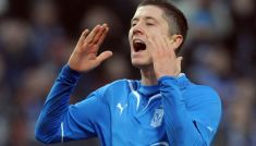 Robert Lewandowski w barwach Lecha Poznań (fot. Getty Images)