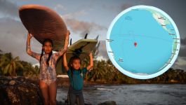 Surfing w trakcie igrzysk Paryż 2024 odbędzie się na drugim końcu Ziemi, na Tahiti. (fot. Getty/Google) Surfing w trakcie igrzysk Paryż 2024 odbędzie się na drugim końcu Ziemi, na Tahiti. (fot. Getty)