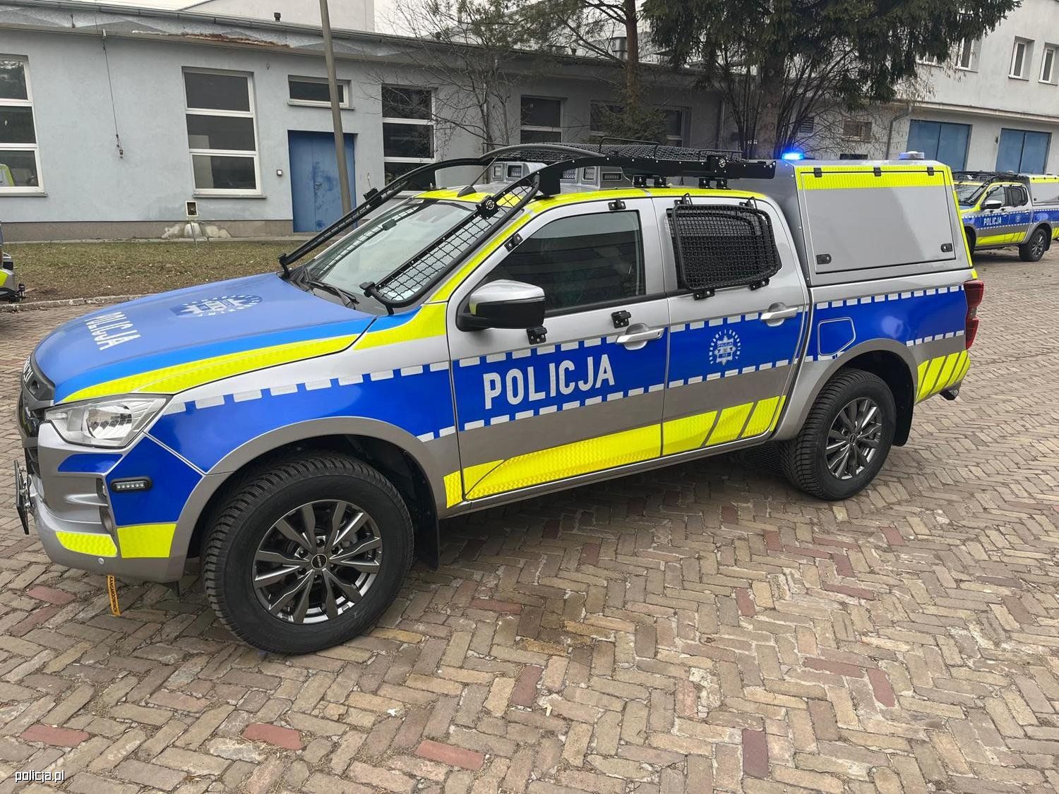 Isuzu D-Max dla polskiej policji (fot. policja)