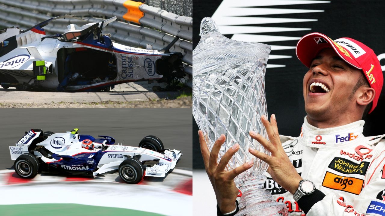 Wypadek Roberta Kubicy i pierwsze zwycięstwo Lewisa Hamiltona były wydarzeniami, dzięki którym Grand Prix Kanady 2007 będzie na zawsze pamiętnym wyścigiem GP (fot. Getty)