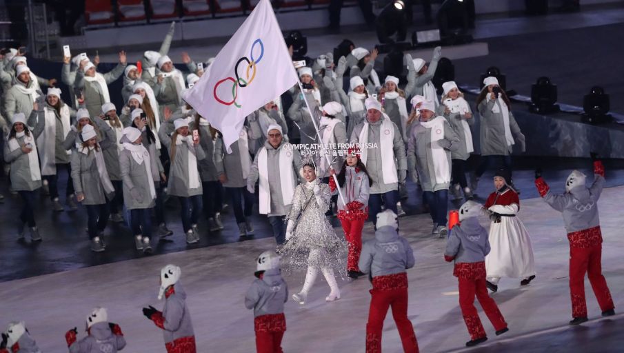 Ceremonia Zamkniecia Io Bez Rosyjskiej Flagi Igrzyska Zimowe