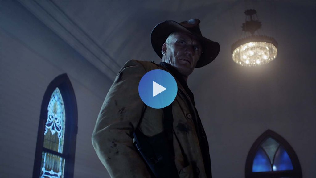 W tytułowego bohatera produkcji „Pogromca demonów” wcielił się gwiazdor kina akcji Dolph Lundgren. Fot. Materiały prasowe