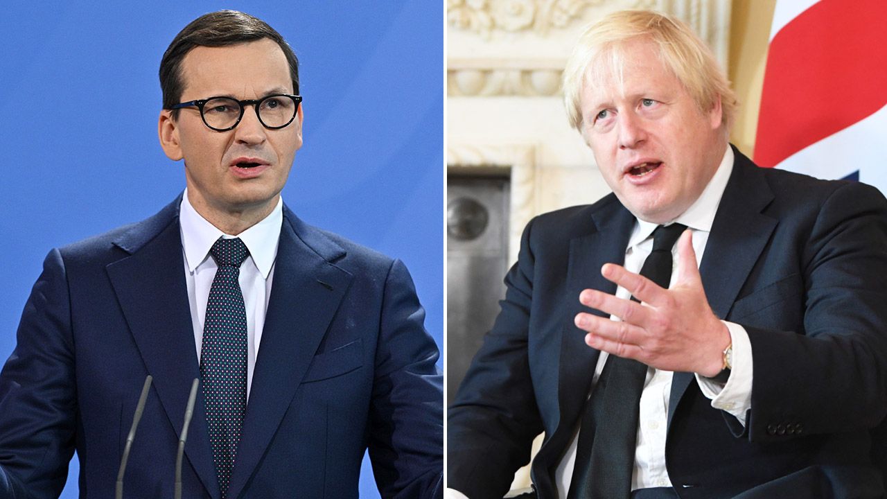 Premier Mateusz Morawiecki spotka się w Londynie z premierem Wielkiej Brytanii Borisem Johnsonem(fot. PAP/EPA (2) Premier Mateusz Morawiecki spotka się w Londynie z premierem Wielkiej Brytanii Borisem Johnsonem(fot. PAP/EPA (2)