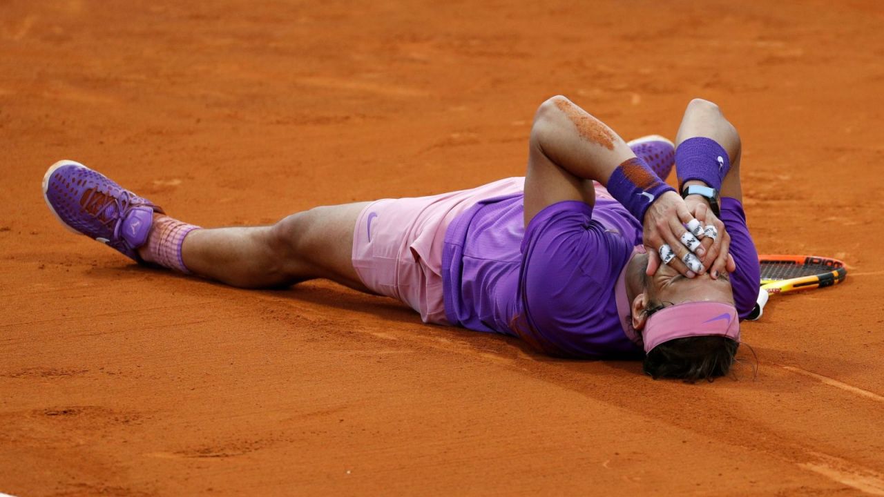 Rafael Nadal po zwycięstwie w finale turnieju ATP w Barcelonie