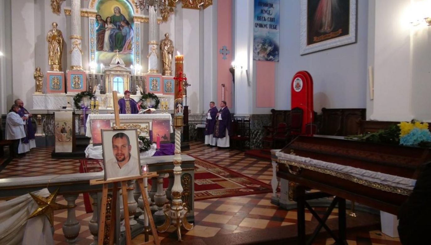 Pogrzeb Wiaczesława Kaurkina (fot. zozpu.org)
