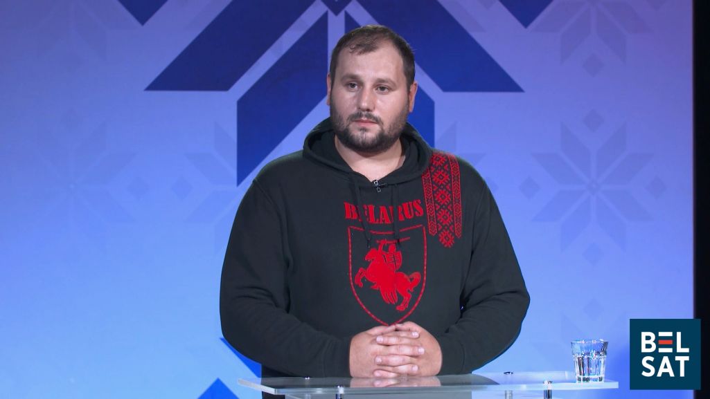 Андрэй Бодзілеў (Беларусь), гісторык, праваабаронца арганізацыі «Нацыя лідараў». Фота: кадр з праграмы «Intermarium»