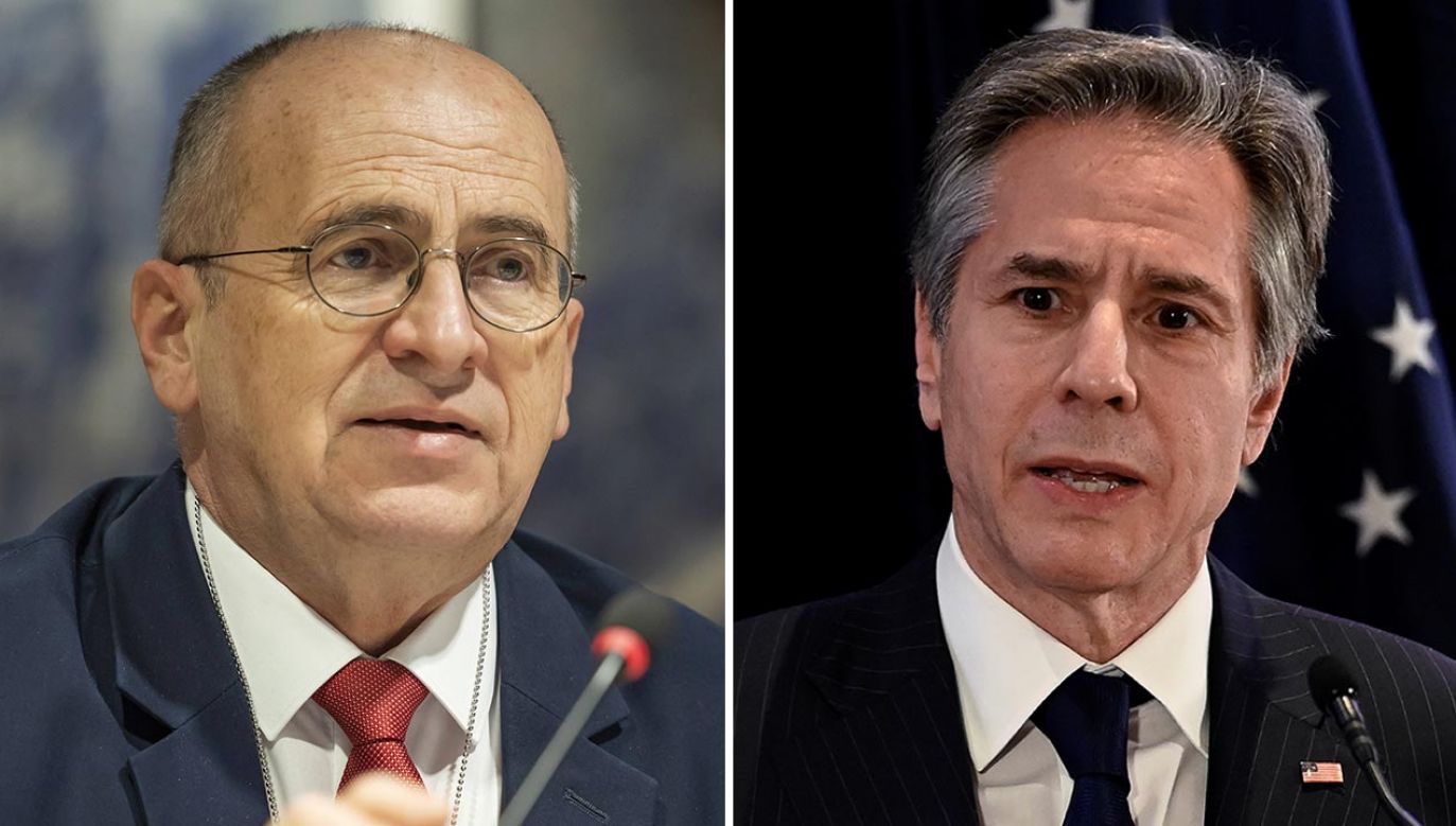 Zbigniew Rau, Antony Blinken (fot. PAP/EPA/SALVATORE DI NOLFI / POOL; FORUM/REUTERS/POOL)