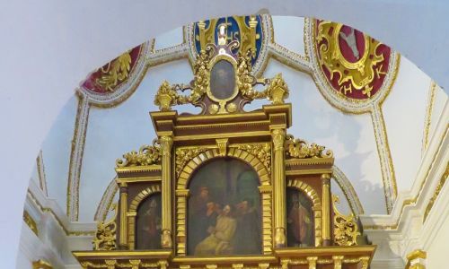 Ołtarz z kaplicy kościoła farnego w Radomiu. Przy tym ołtarzu, stojącym wówczas w prezbiterium świątyni, Wanda Malczewska 22 maja 1830 r. przystąpiła do Pierwszej Komunii Świętej. Fot. Paweł Puton