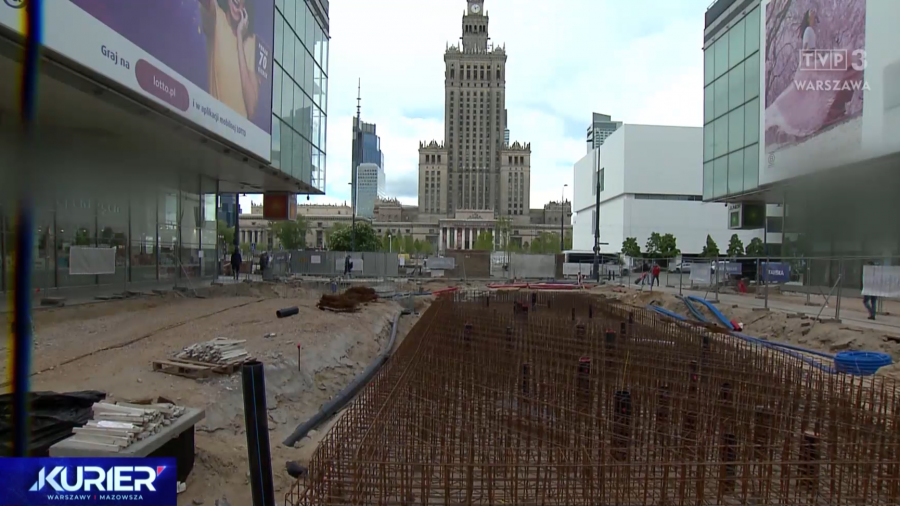 Coraz większe zmiany na ulica Zgoda / TVP3 Warszawa
