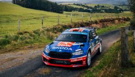 Miko Marczyk i Szymon Gospodarczyk na Rali Ceredigion (fot. materiały prasowe Miko Marczyk)