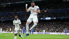 Karim Benzema dał prowadzenie Realowi Madryt w meczu z Chelsea (fot. Getty) 
