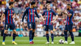 Piłkarze FC Barcelona (fot. Getty Images)