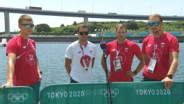 Fabian Barański, Dominik Czaja, Szymon Pośnik, Wiktor Chabel Wioślarstwo, Tokio 2020