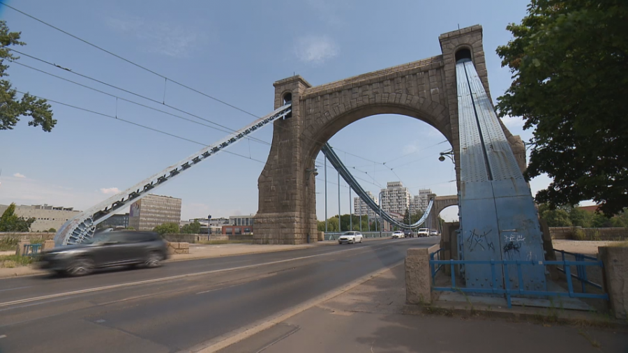 Szykują się poważne utrudnienia na Moście Grunwaldzkim (fot. TVP3 Wrocław)