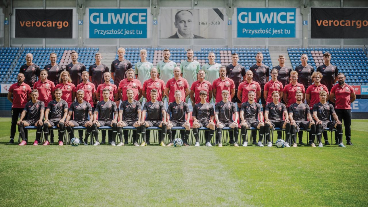 Drużyna Piasta Gliwice przed sezonem (fot. 400mm.pl)