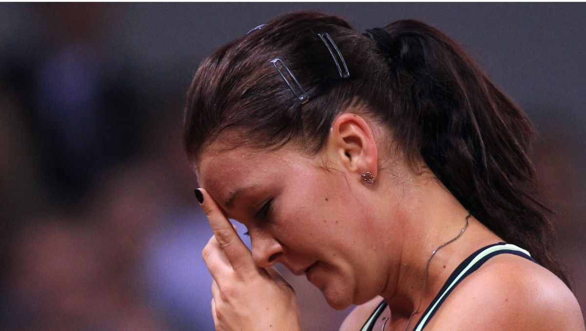 Agnieszka Radwańska podczas jednego ze spotkań (fot. Getty). Agnieszka Radwańska podczas turnieju w Brisbane (fot. Getty).