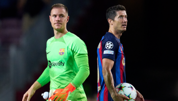 Marc-Andre ter Stegen i Robert Lewandowski (fot. Getty) Marc-Andre ter Stegen i Robert Lewandowski (fot. Getty)