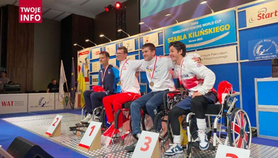 Polacy z medalami w Pucharze Świata w paraszermierce (fot. Bartosz Tarnowski /Polski Komitet Paraolimpijski)
