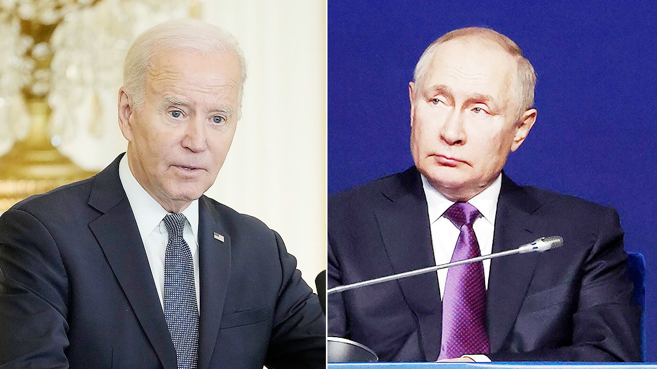 Joe Biden mógłby rozmawiać z Władimirem Putinem, ale tylko pod określonymi warunkami (fot. PAP/EPA/CHRIS KLEPONIS / POOL; PAP/EPA/VALERIY SHARIFULIN / KREMLIN POOL / SPUTNIK) Joe Biden mógłby rozmawiać z Władimirem Putinem, ale tylko pod określonymi warunkami (fot. PAP/EPA/CHRIS KLEPONIS / POOL; PAP/EPA/VALERIY SHARIFULIN / KREMLIN POOL / SPUTNIK)