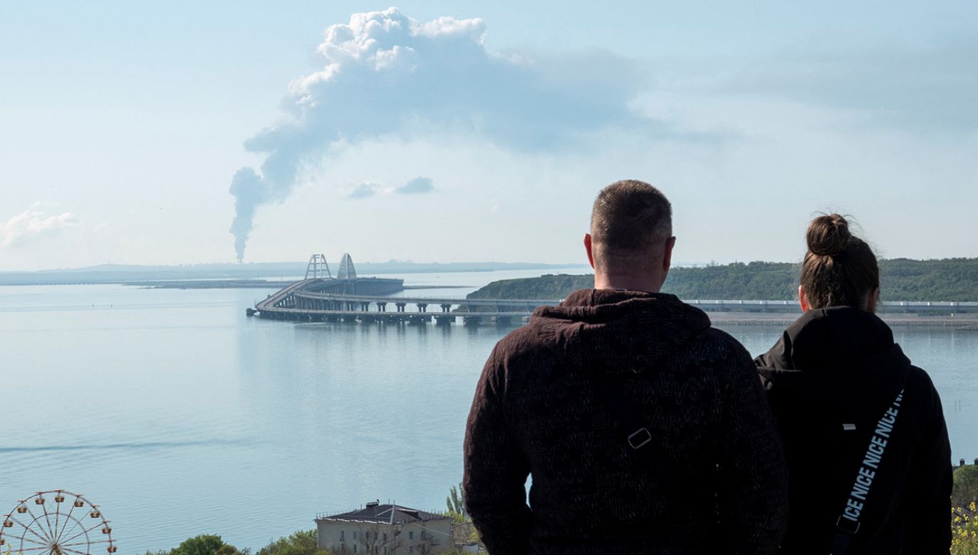 Coraz częściej dochodzi do „tajemniczych” eksplozji na okupowanym Krymie (fot. STRINGER / Reuters / Forum)