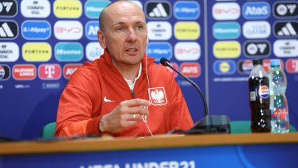 Konferencja prasowa reprezentacji Polski U21 przed meczem Euro z Francją (13.6.2025)