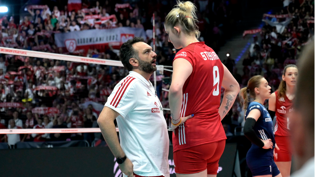 Stefano Lavarini i Magdalena Stysiak (fot. FIVB)